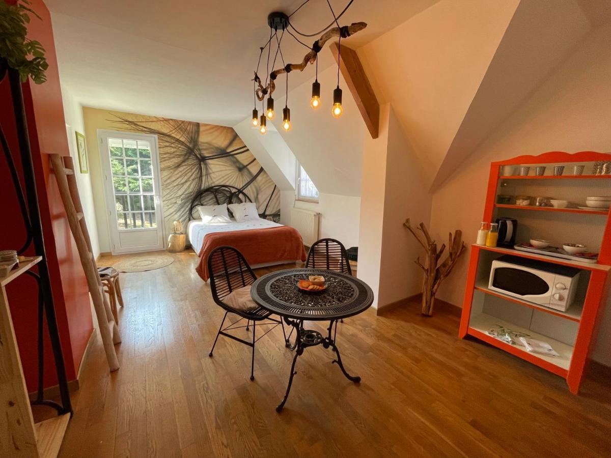 Belle Chambre Double Orange Tout Bonnement Bien Putot-en-Auge Exterior photo